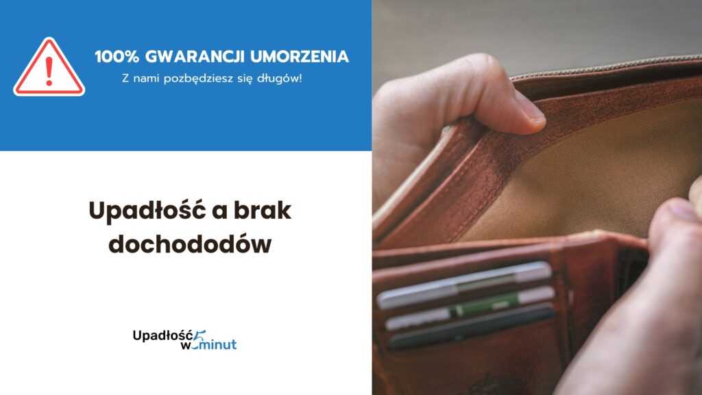 Upadłość a brak dochodów