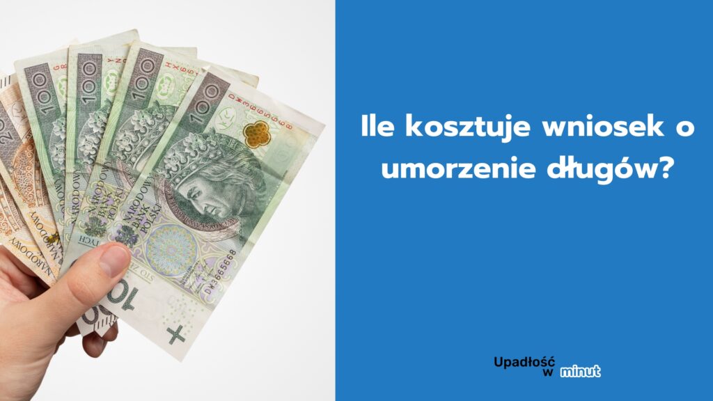 Ile kosztuje wniosek o umorzenie długów?